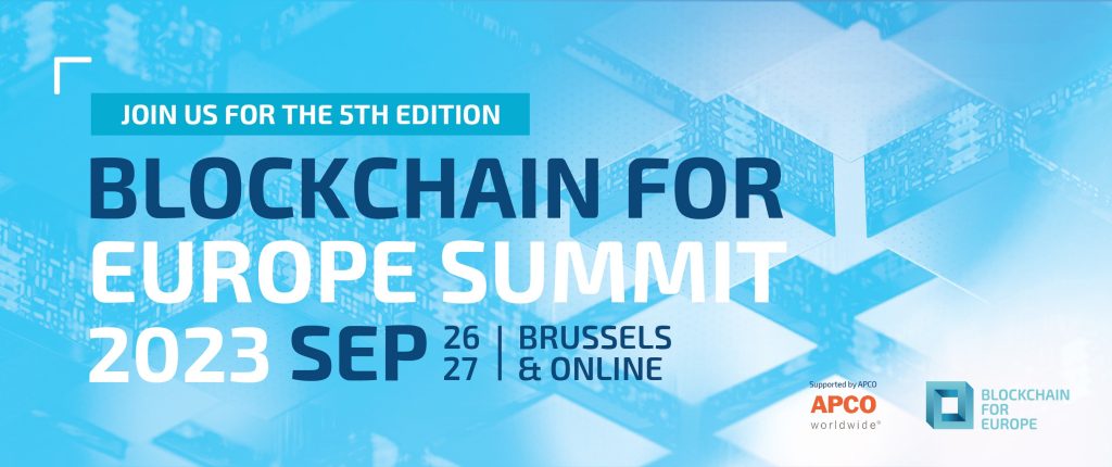 Blockchain 4 Europe Summit 2023